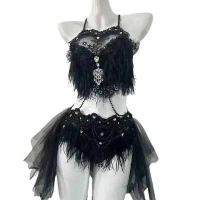 Sexy Club Nightclub Party Carnival Costume Dancer Stage Performance Costume • $134.26