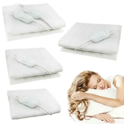 £23.99 • Buy Alivio Premium Cosy Electric Under Heated Blanket  Single Double King Bed