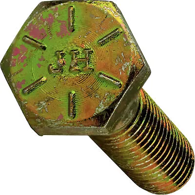 7/16 -14 Hex Bolts Cap Screws Grade 8 ZInc Yellow 3/4In 2In 3In 4In Up To 6 • $16.14