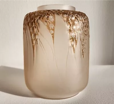 Early 1920 Rare Rene Lalique R Muguet Vase Marcilhac #933 Glass Antique Mint  • $1650