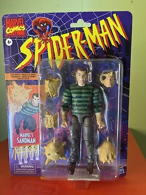 SANDMAN Marvel Legends Retro Spider-Man Series 6  Figure 2021 Exclusive • $44.98