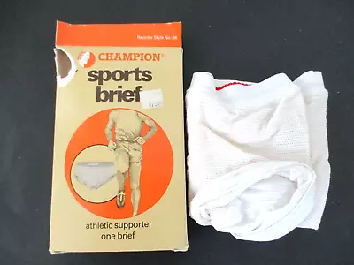 NEW Vintage Champion Sports Briefs Men's Underwear Size Regular 28-36 • $49.75