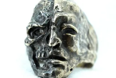 Silver 925 Memento Mori Skull Ring Rare • $169.99