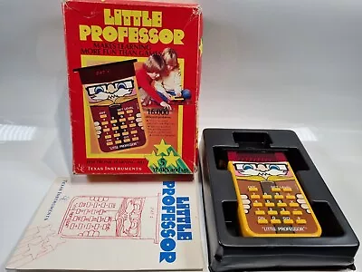 Vintage Texas Instruments Little Professor Calculator Games Untested • $27.12