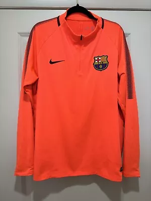 FC Barcelona Men’s XL Nike Sweatshirt Used 1/4 Zip Training  • $65