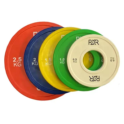 Olympic Precision Fractional Rubber Change Weightlifting Plates 2  50mm Weights • £16.95