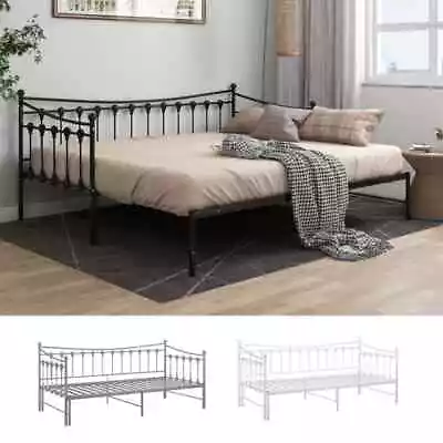 Pull-out Sofa Bed Frame Metal For Day Sleeping Sleepover Multi Colours VidaXL • £126.99
