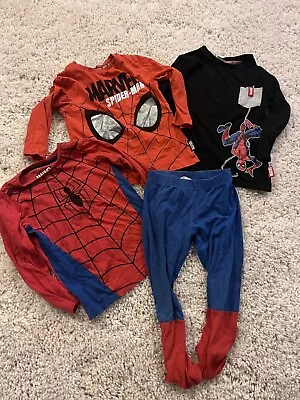 Boys Superhero Clothes Bundle 4-5 Years MARVEL  Pyjamas • £2.99