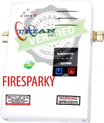 TITAN TANKLESS WATER HEATER N120 FREE FEDEX / PRIORTY MAIL • $243