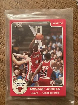 1984-85 Star MICHAEL JORDAN True Rookie Chicago Bulls Sealed Team Bag 101 XRC • $1000000