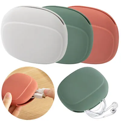 Earphone Cable Holder Bag Charging Cable Pouch Protector Travel Organiser Bag • £7.46