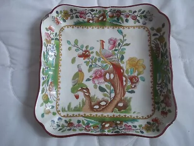 Antique Copeland Late Spode Asiatic Pheasant Square Dish From Waring & Gillow • £9.99