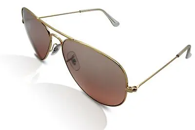£89.99 • Buy Ray-Ban Aviator Sunglasses RB3025 001/3E Gold/Pink