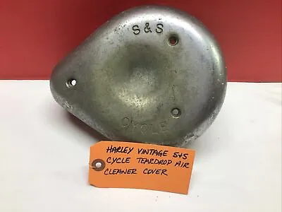 Harley Vintage S & S Cycle Teardrop Air Cleaner Cover • $69