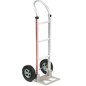 Magliner Aluminum Hand Truck With Curved Handle Semi-Pneumatic Wheels • $201.39