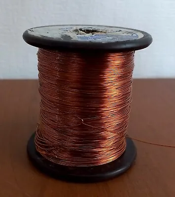 Magnetic Copper Wire 0.45 Mm Gauge 25 AWG About 300 G Enamelled USSR • $18