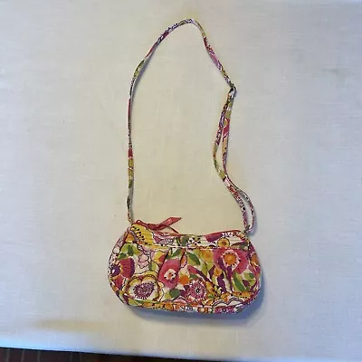 Vera Bradley Frannie Clementine Floral Crossbody Shoulder Purse Bag • $12.99