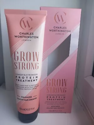 CHARLES WORTHINGTON GROW STRONG PROTEIN TREATMENT 150ml BRAND NEW/BOXED • £4.99