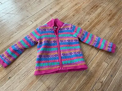 Maggie And Zoe Girl 7-8 Zip Up Sweater Heavy Weight GUC • $10