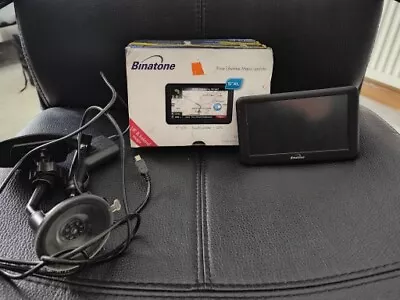 £19.50 • Buy Binatone UK 6” SAT NAV Automotive GPS Receiver In Box Free Lifetime Maps