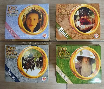 £9 • Buy Lord Of The Rings Fellowship Burger King Figures Set Of 4 Excellent Condition 
