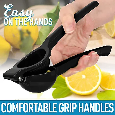 New Metal Lemon Lime Squeezer Juicer Professional Manual Hand Press Juice Tool • £12.33