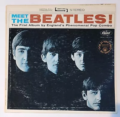 The Beatles - Meet The Beatles LP Apple/Capitol ST 2047 With Capitol Text • $15