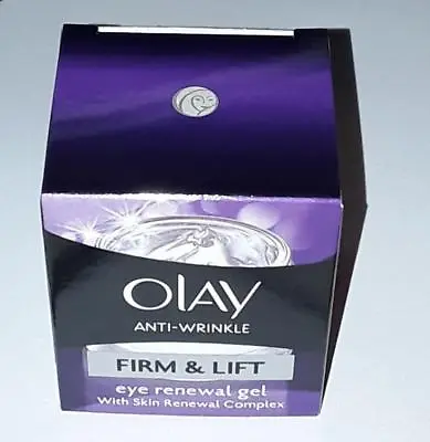 Olay Anti-Wrinkle Firm & And Lift Eye Renewal Gel 15 Ml Day Or Night Cream 50ml • £9.95