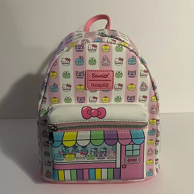 Loungefly Mini Backpack Sanrio Hello Kitty Macaron My Melody Keroppi Bag • $79.99