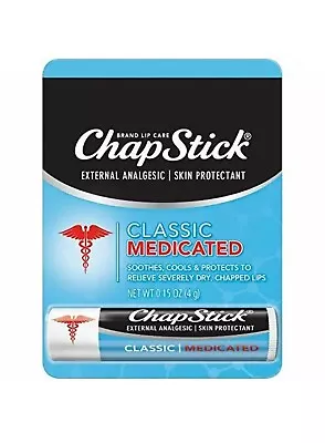 ChapStick Classic Medicated Lip Balm & Skin Protectant Tube  0.15 Oz [1-Count] • $10.45