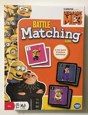 Despicable Me 3 Minion Battle Matching Memory Board Game New Sealed • $11.99