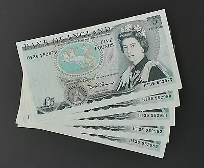 Uncirculated £5 Five Pound Note Wellington Somerset UNC HT3 • £19.95