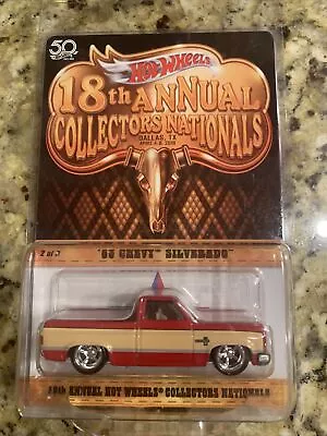 2018 Hot Wheels 18th Nationals Convention Dallas TX 83 Chevy Silverado #566 • $249.99