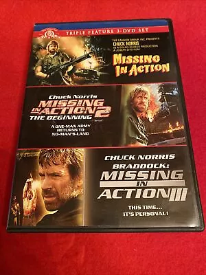 Chuck Norris Definitive Collection DVD (2009) Missing In Action 1 2 3 • $10