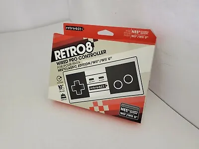 NEW Retro-Bit NES Classic Retro 8 Pro Wired Controller For NES Classic Mini #22E • $19.91