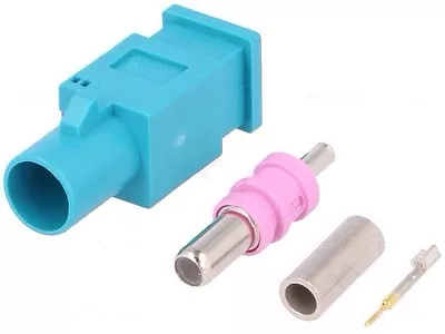 Male Fakra Radio Stereo Aerial Antenna Connector Adaptor Repair End Piece Part • £8.81