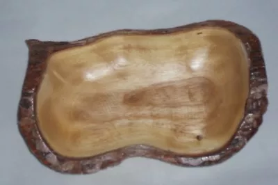 £22.95 • Buy Rustic Wooden Shell  Bowl