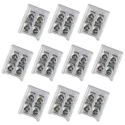 10pcs 2-Pin LED Light Strip Connectors Unwired Screw Down Terminal Block Clip... • $12.83