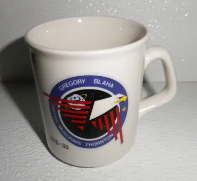 NASA Mug Cup STS-33 Space Shuttle Gregory Blaha Carter Musgrave Thornton Vintage • $34.26