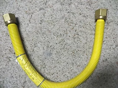 24  X 3/4 MIP X 3/4 FIP(3/4 OD) S.S Natural Gas Flex Hose Supply Line Connector • $16.50