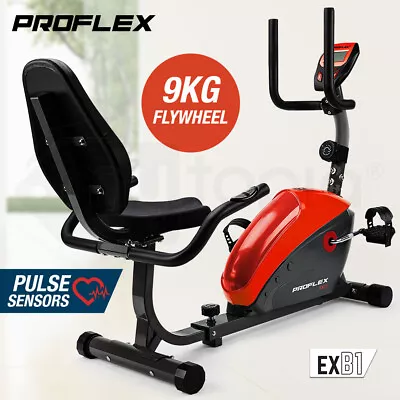 PROFLEX Magnetic Recumbent Exercise Bike Fitness Cycle Trainer With LCD Display • $325