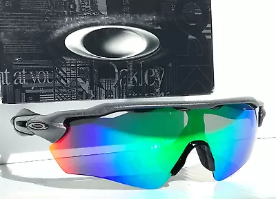 NEW Oakley RADAR EV PATH Steel Grey POLARIZED Galaxy Jade Lens Sunglass 9208 • $144.88