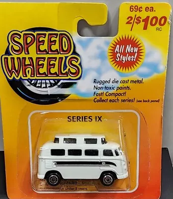 Maisto Speed Wheels Series XI VOLKSWAGEN CAMPER SAMBA BUS (WHITE) 1:64 Die-Cast • $6.50