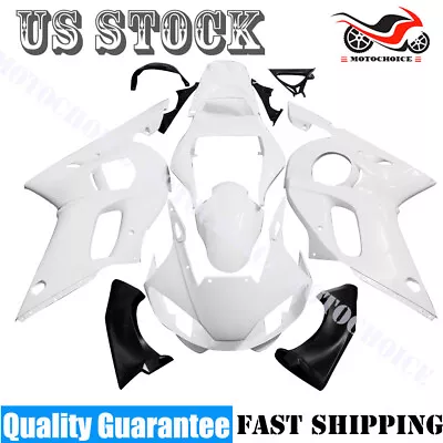 ABS Injection Fairings BodyWork Kit For Yamaha YZF R6 YZF-R6 1998-2002 Unpainted • $229.36