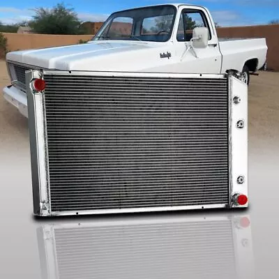 4 ROW ALUMINUM RADIATOR FOR 73-87 76 Chevy C/K C10 C20 C30 K10 K20 GMC C15 Truck • $160.55