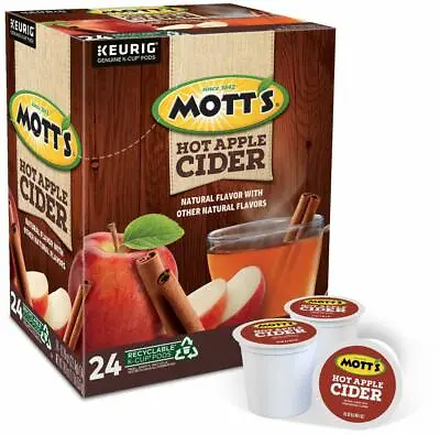 Mott's Apple Cider 24 To 144 Keurig K Cups Pick Any Size FREE SHIPPING • $25.89