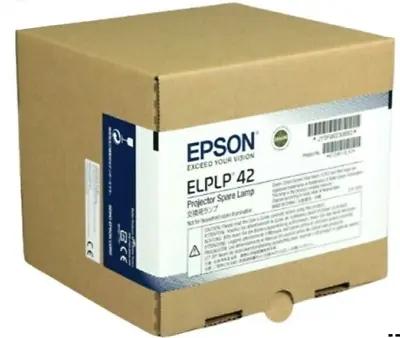 (Lot Of 2) NEW Genuine Original EPSON ELPLP42 V13H010L42 Projector Lamp Bulb's • $39.99