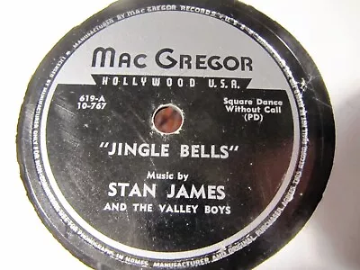 CHRISTMAS Square Dance STAN JAMES & The Valley Boys JINGLE BELLS Mac Gregor 619 • $12.99
