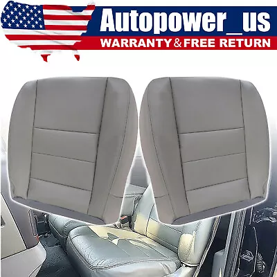 For 2002-2007 Ford F250 F350 Lariat Driver & Passenger Bottom Seat Cover Gray • $45.59