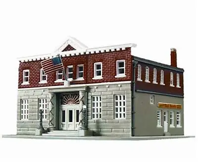 WALTHERS Life-Like 433-7481 N Scale 5TH PRECINCT POLICE STATION KIT +accessories • $21.50
